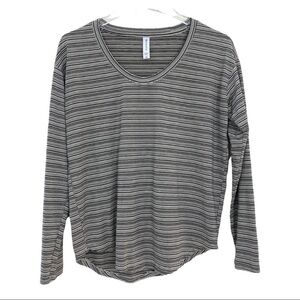 Athleta Long Sleeve Striped Top Size XS